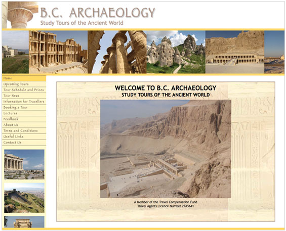B.C. Archaeology website