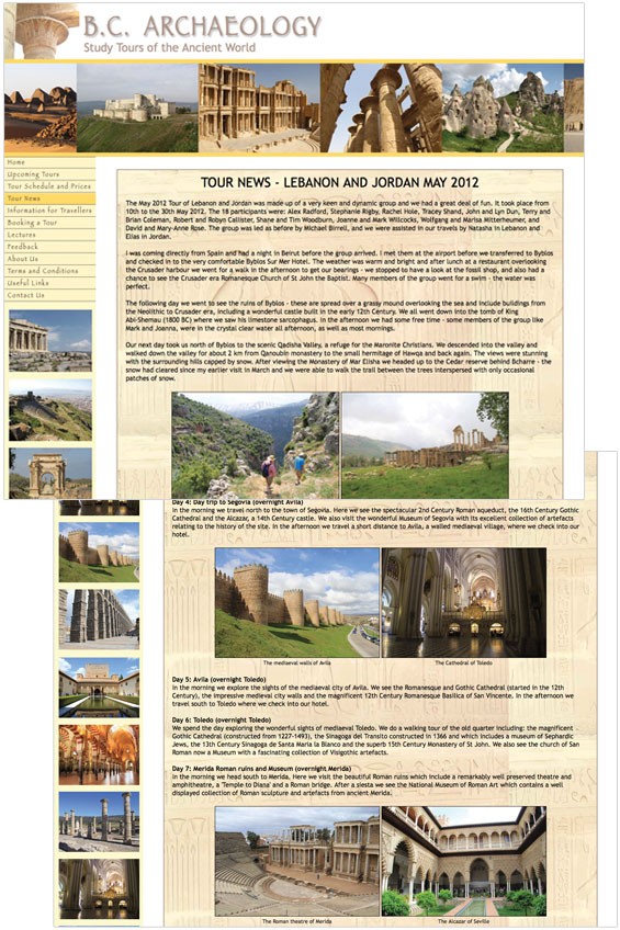 B.C. Archaeology website